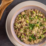 Salade de quinoa, kale et edamame