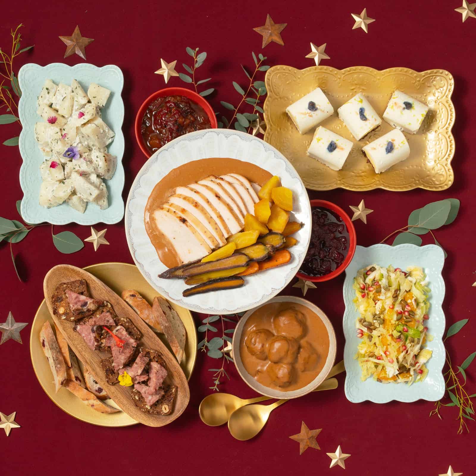 Buffet traditionnel du temps des Fêtes-AvecPlaisirs Chefs Traiteurs