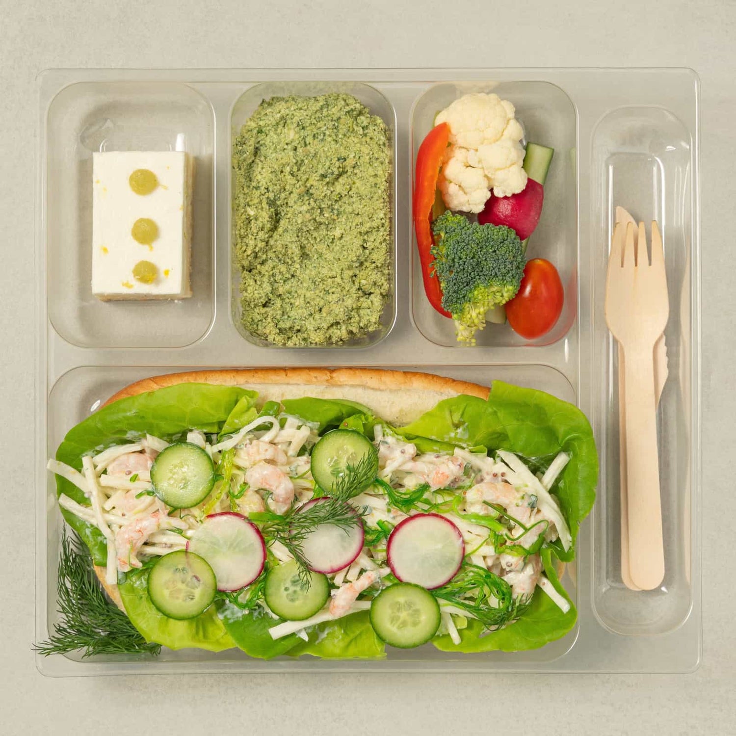 Coffret gourmand Guédille aux crevettes-AvecPlaisirs Chefs Traiteurs