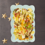 Salade fraîcheur de chou aux grenades et clémentines-AvecPlaisirs Chefs Traiteurs