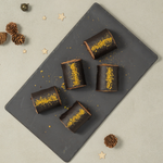 Coffret desserts des Fêtes - Bûchettes choco-pistache style Dubaï-AvecPlaisirs Chefs Traiteurs