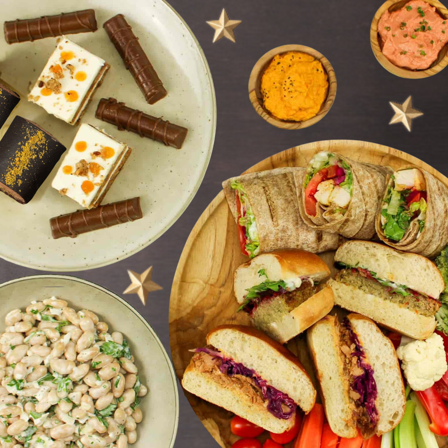 Buffet Sandwichs des Fêtes de RICARDO-AvecPlaisirs Chefs Traiteurs