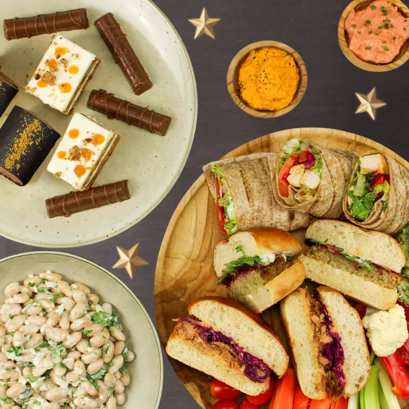 Buffet Sandwichs des Fêtes de RICARDO-AvecPlaisirs Chefs Traiteurs