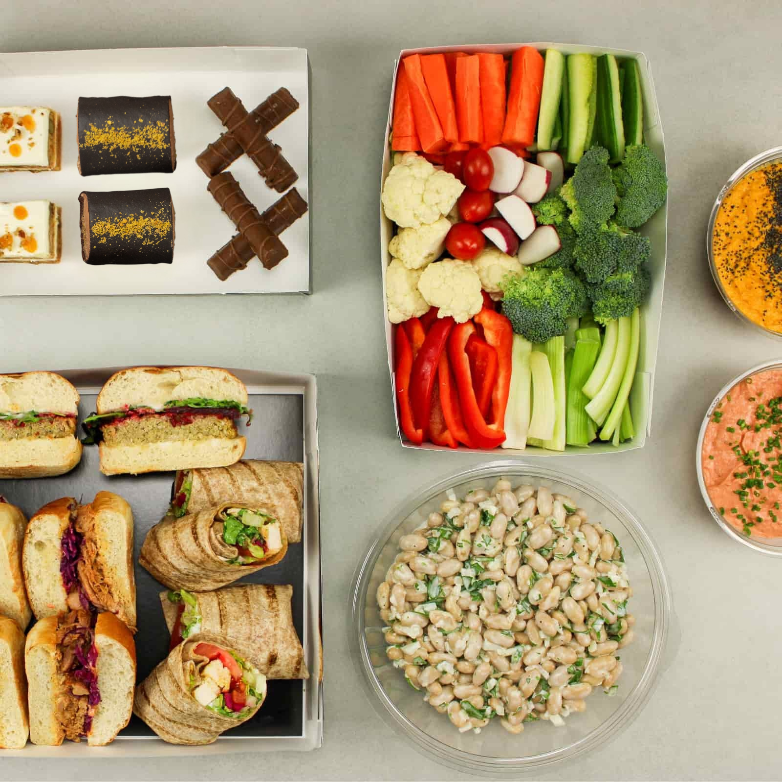 Buffet Sandwichs des Fêtes de RICARDO-AvecPlaisirs Chefs Traiteurs