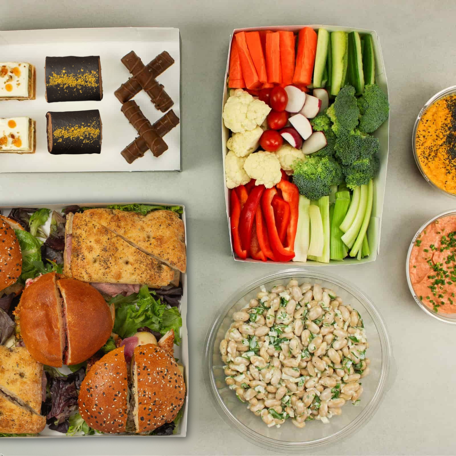 Buffet Sandwichs des Fêtes de RICARDO-AvecPlaisirs Chefs Traiteurs