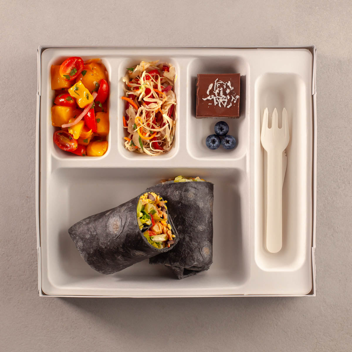 Coffret gourmand Burrito végétal au chipotle