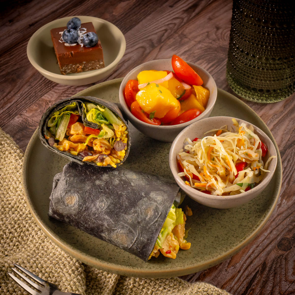 Coffret gourmand Burrito végétal au chipotle
