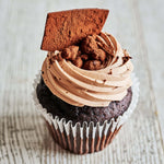 Cupcakes chocolat, tonka et caramel - boîte de 6-AvecPlaisirs Chefs Traiteurs