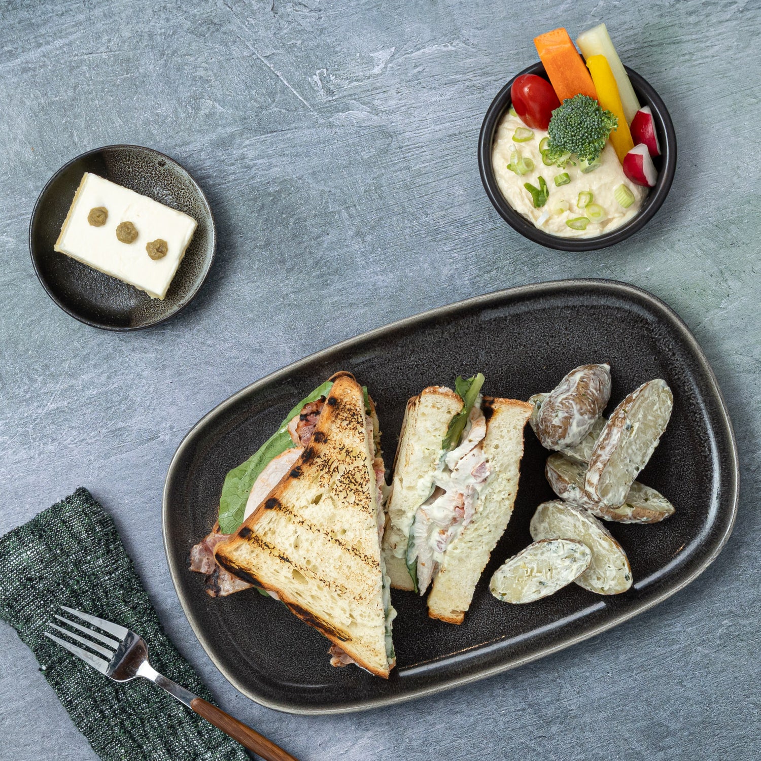 Coffret gourmand au Poulet BLT