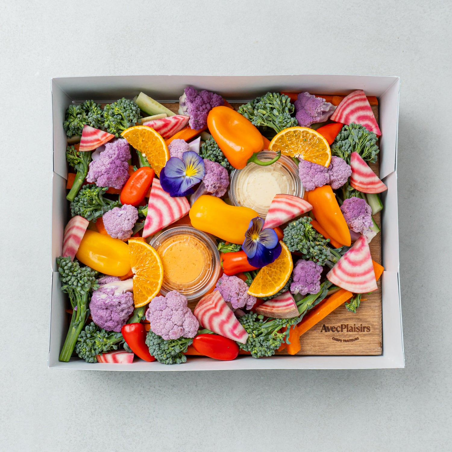 Planche de Crudités et trempette maison