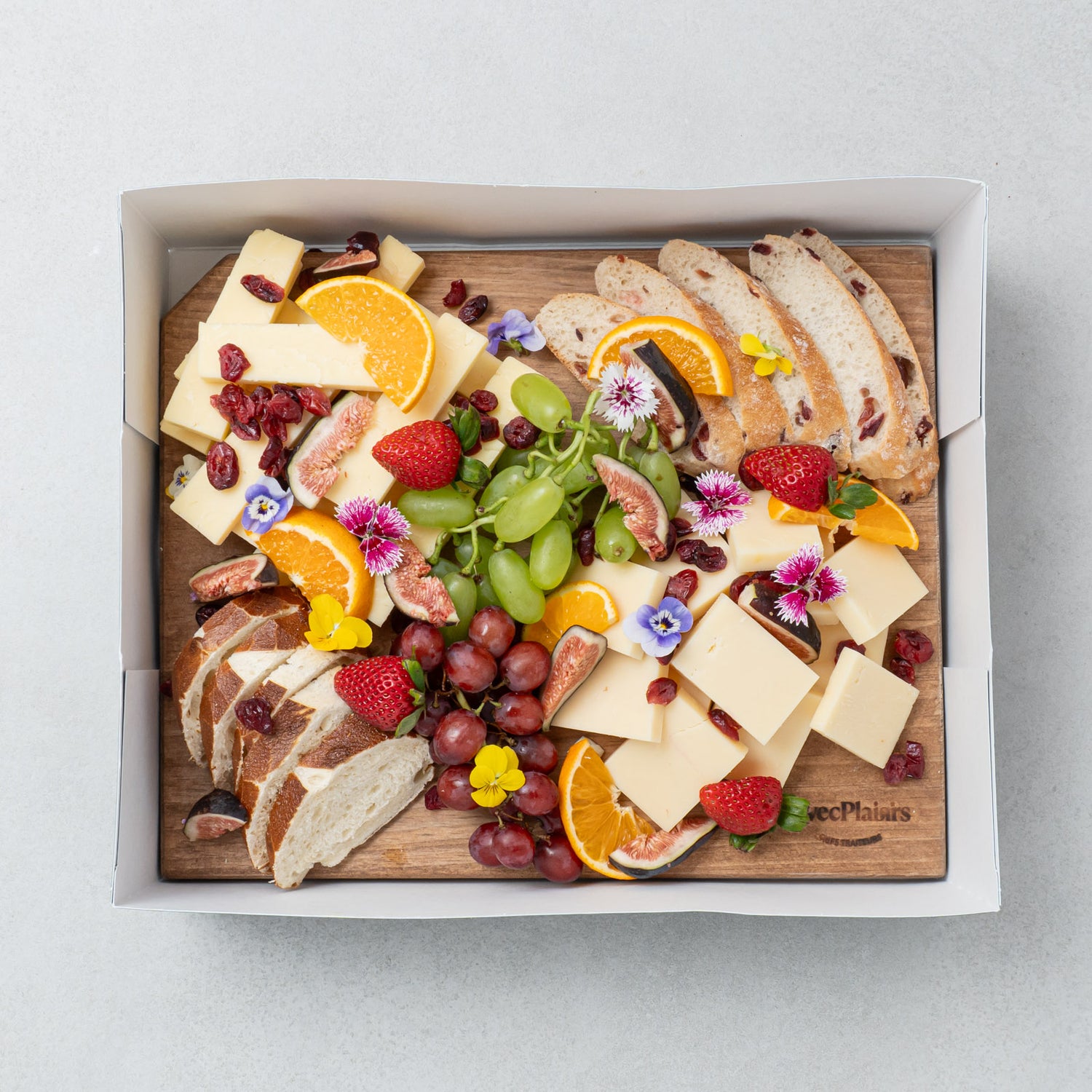 Planche de Fromages cheddar et emmental