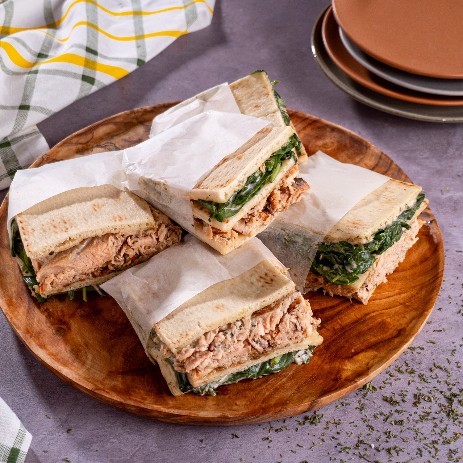 Plateau Sandwichs au saumon