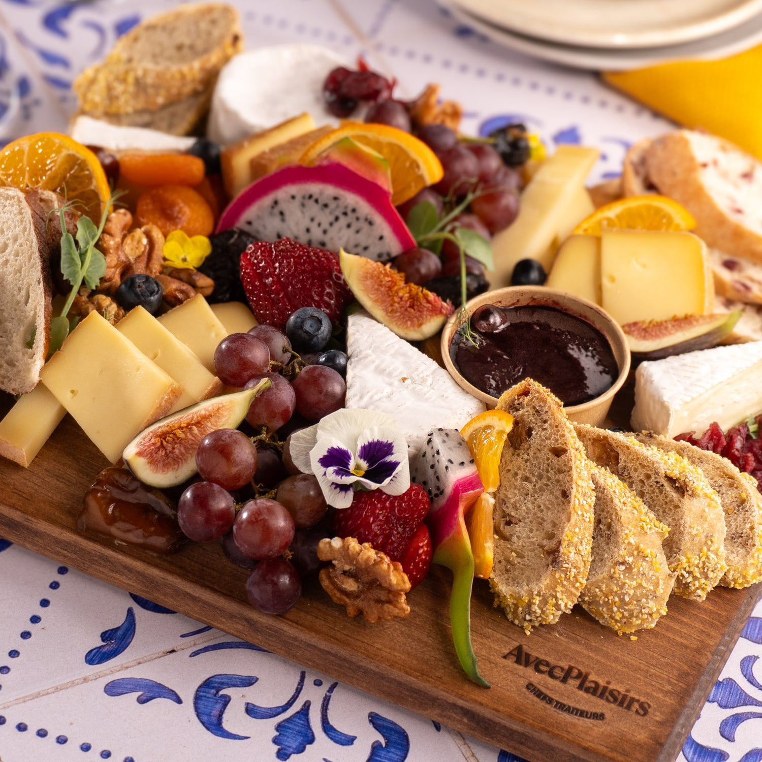 Planche exécutive de fromages fins Artisans du Québec