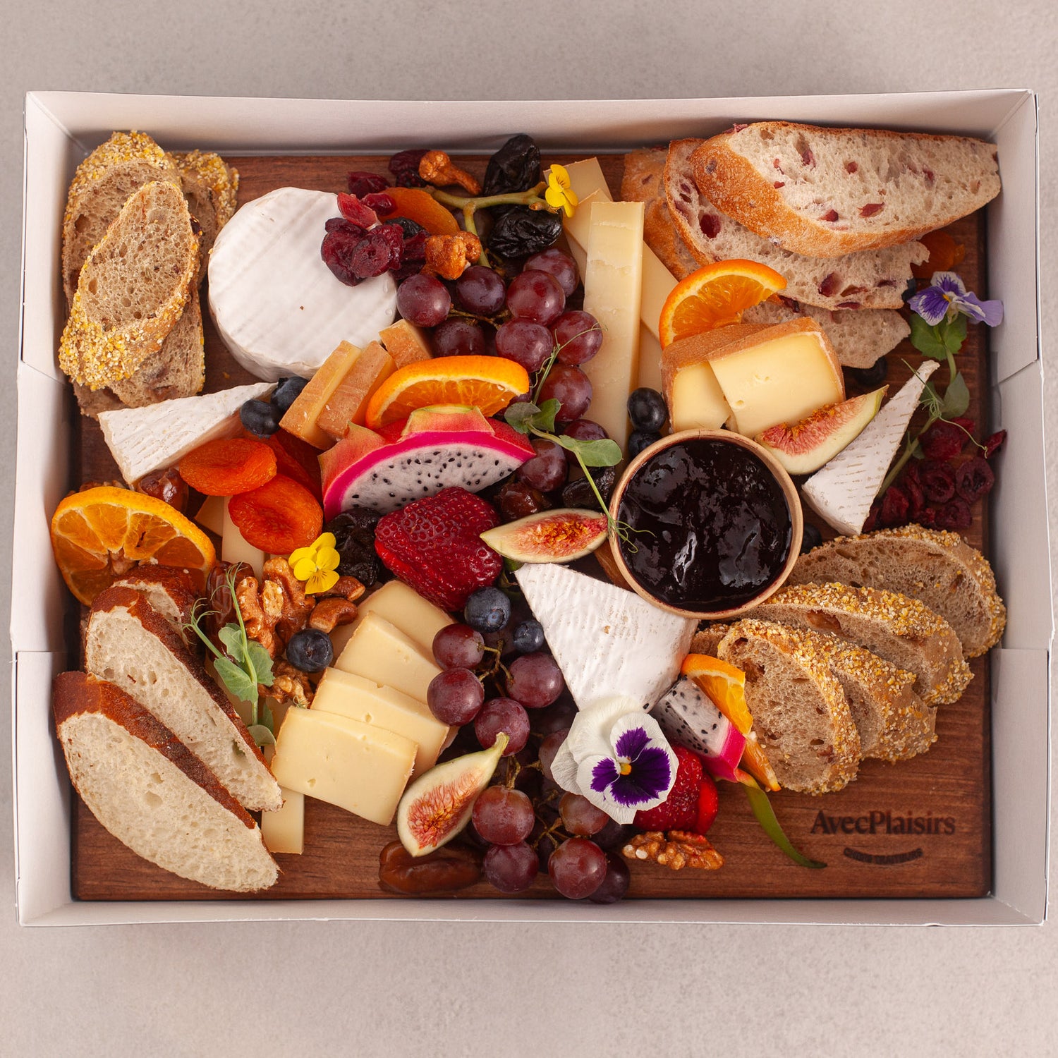 Planche exécutive de fromages fins Artisans du Québec