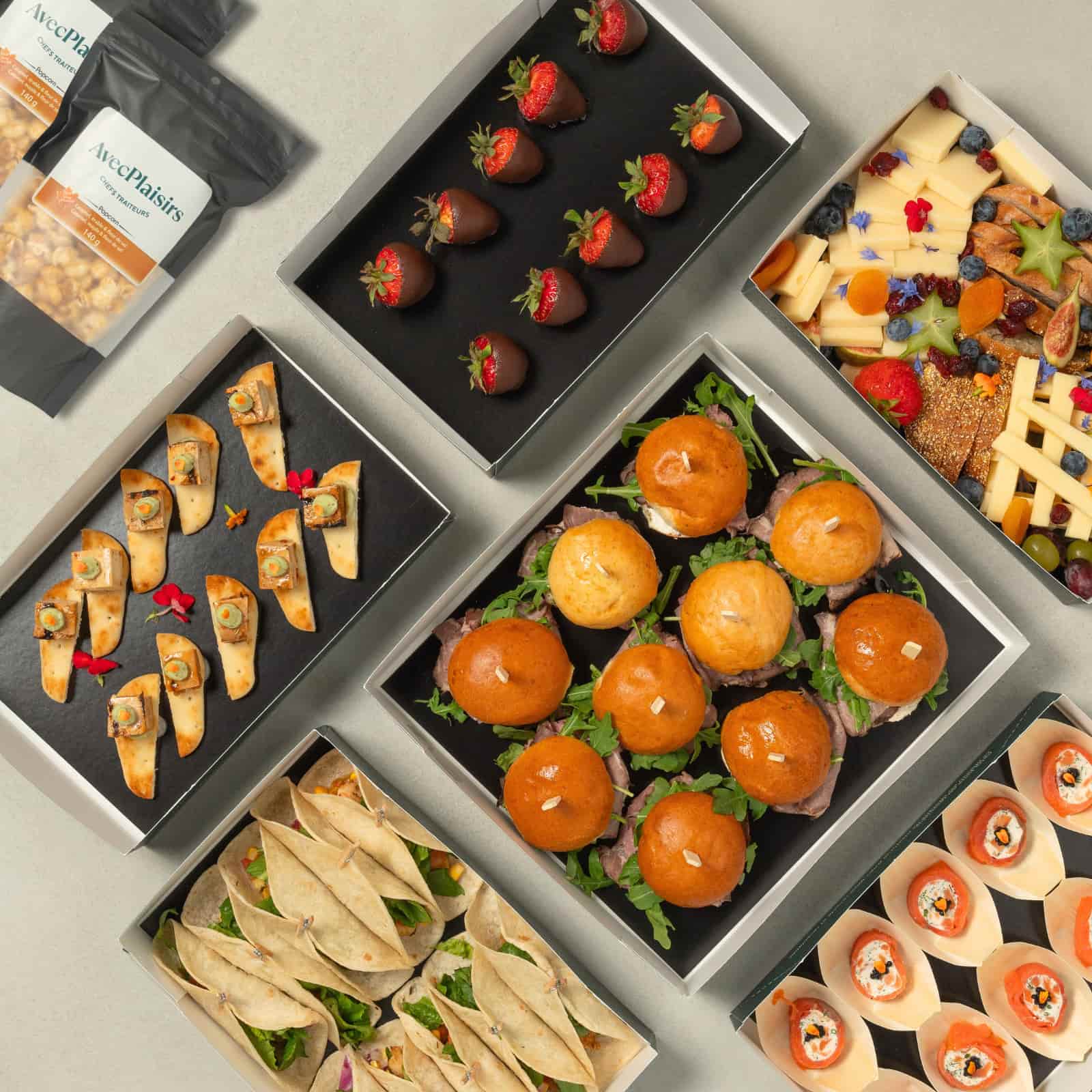 Apéro festif pour 10-AvecPlaisirs Chefs Traiteurs