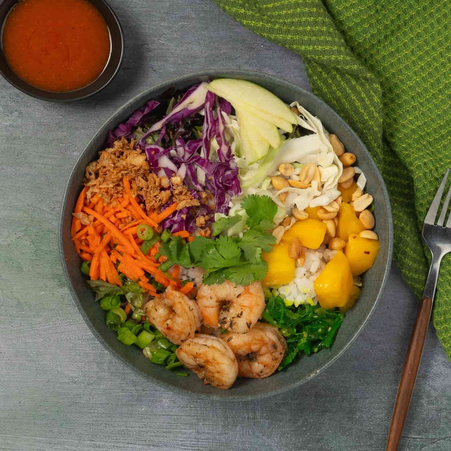 Bol-repas Poké Crevettes-AvecPlaisirs Chefs Traiteurs