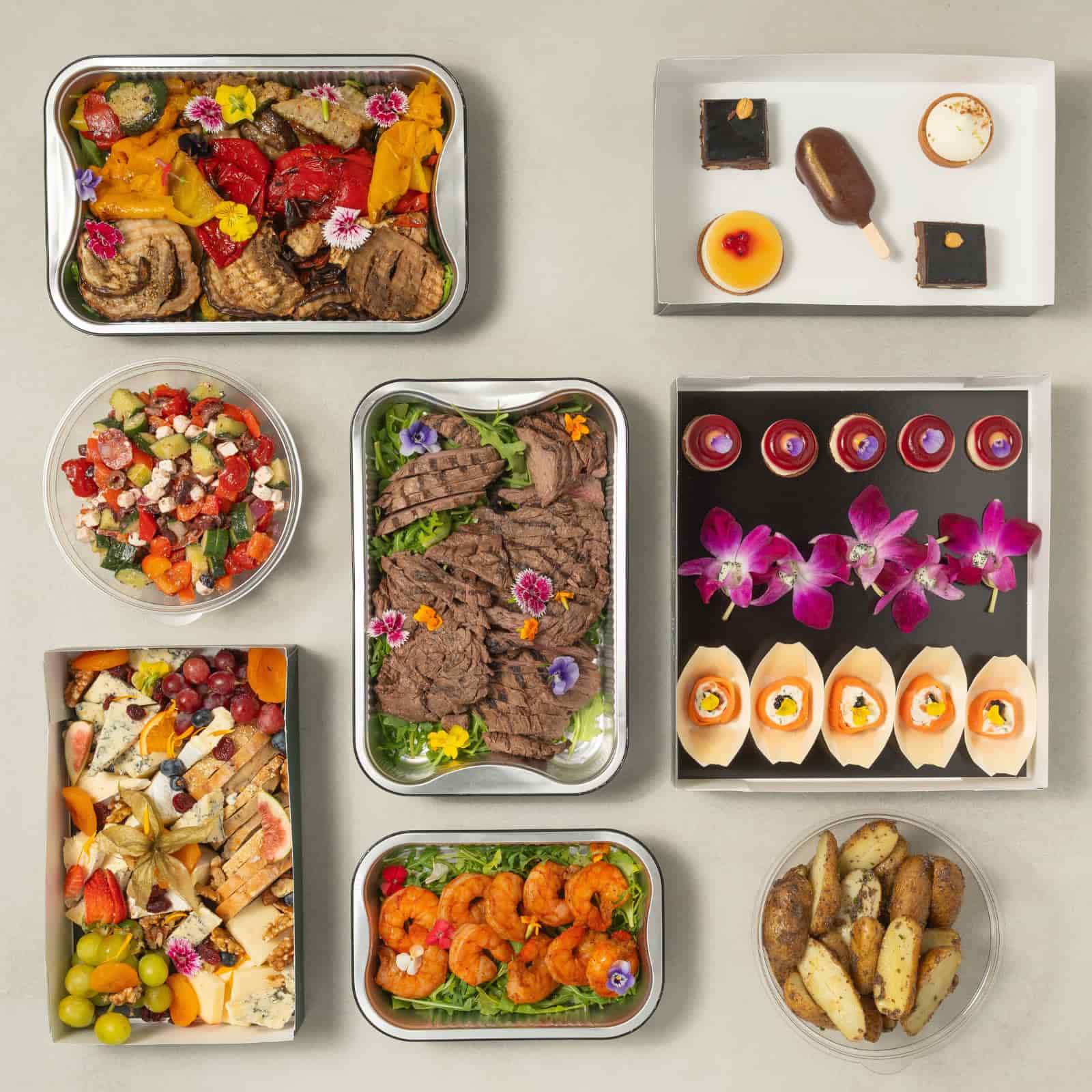 Buffet AvecPlaisirs Terre et mer-AvecPlaisirs Chefs Traiteurs