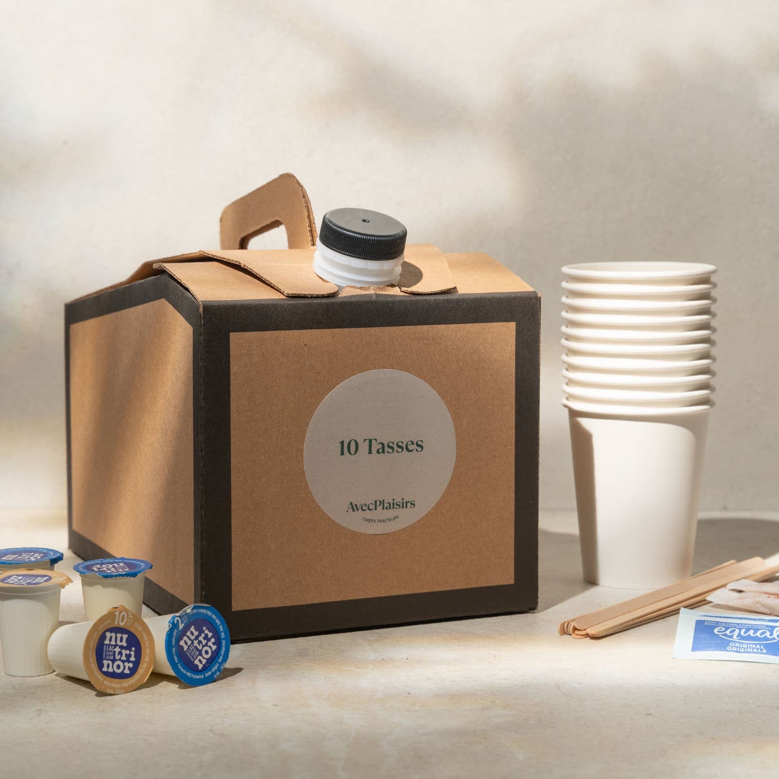 Café bio et équitable (10 tasses)-AvecPlaisirs Chefs Traiteurs