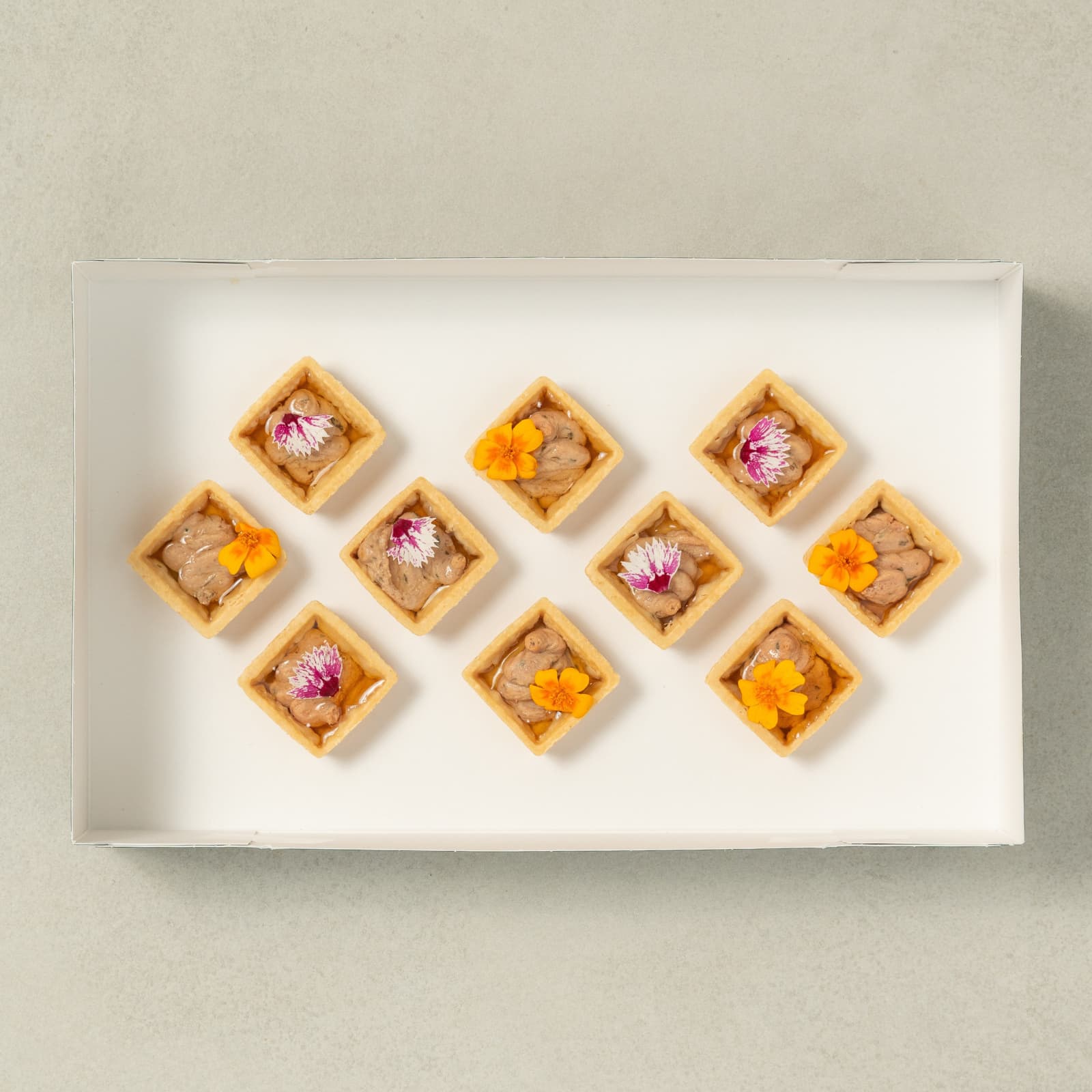 Coffret bouchées - Tartelette foie de volaille-AvecPlaisirs Chefs Traiteurs