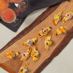 Coffret bouchées - Tofu mariné sur naan grillé-Traiteur Avec Plaisirs