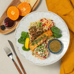 Coffret salade-repas Saumon à la citronnelle-Traiteur Avec Plaisirs