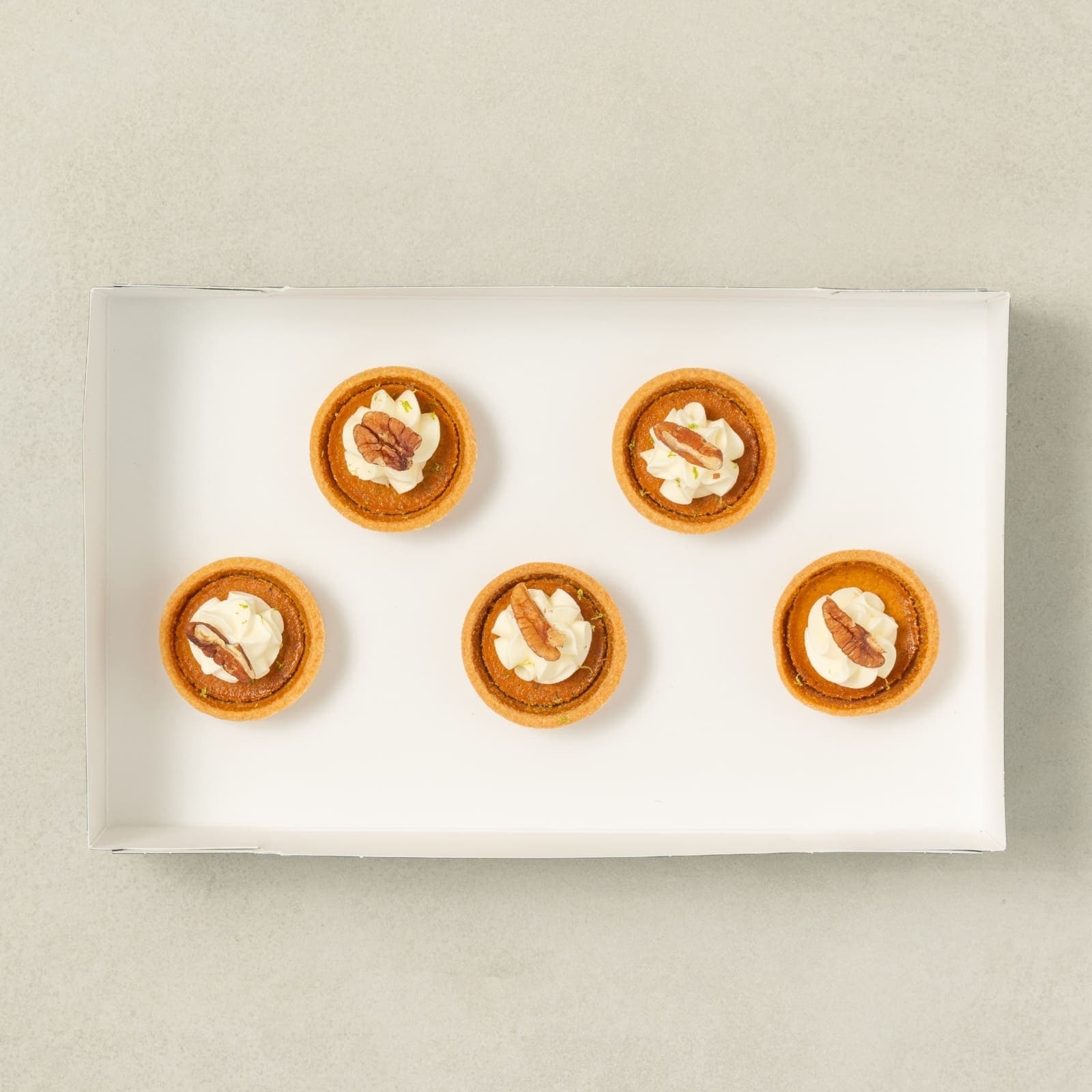 Coffret Tartelette de saison (citrouille)-AvecPlaisirs Chefs Traiteurs