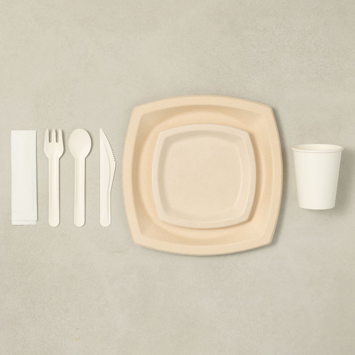 Kit de couverts pour repas avec verre-AvecPlaisirs Chefs Traiteurs