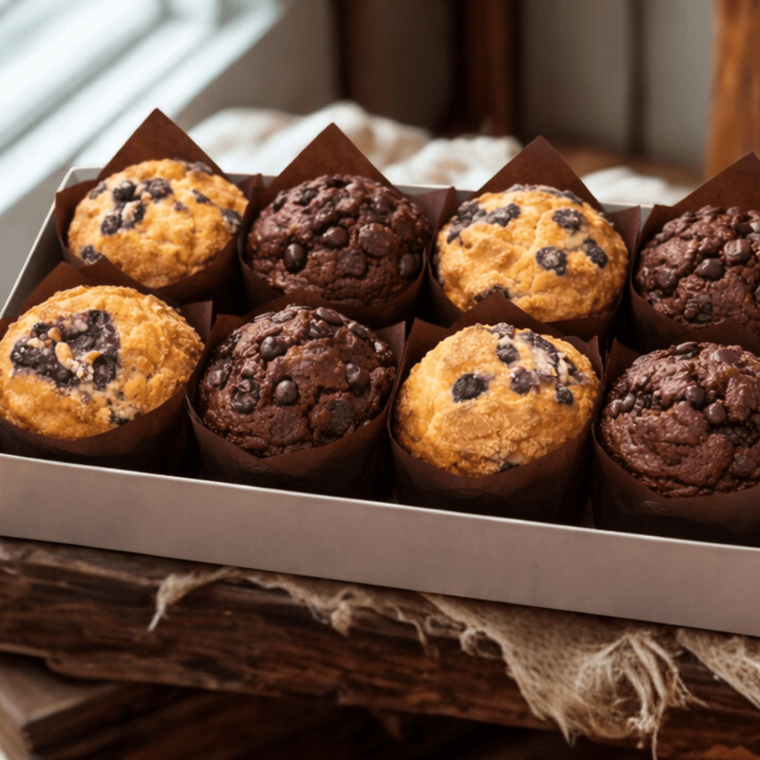 Petit plateau de muffins de saison-AvecPlaisirs Chefs Traiteurs