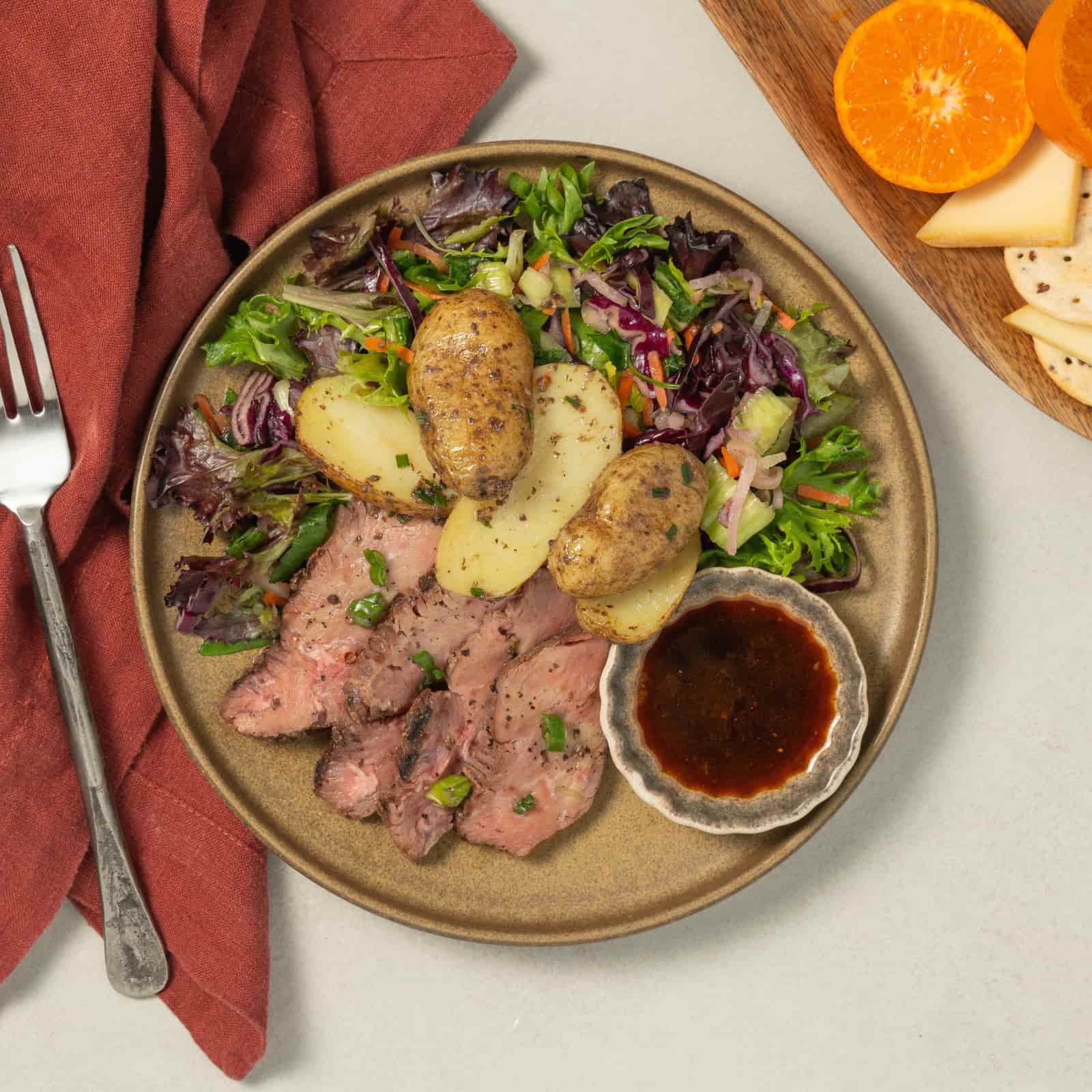 Pratico Salade filet mignon de bœuf-Traiteur Avec Plaisirs