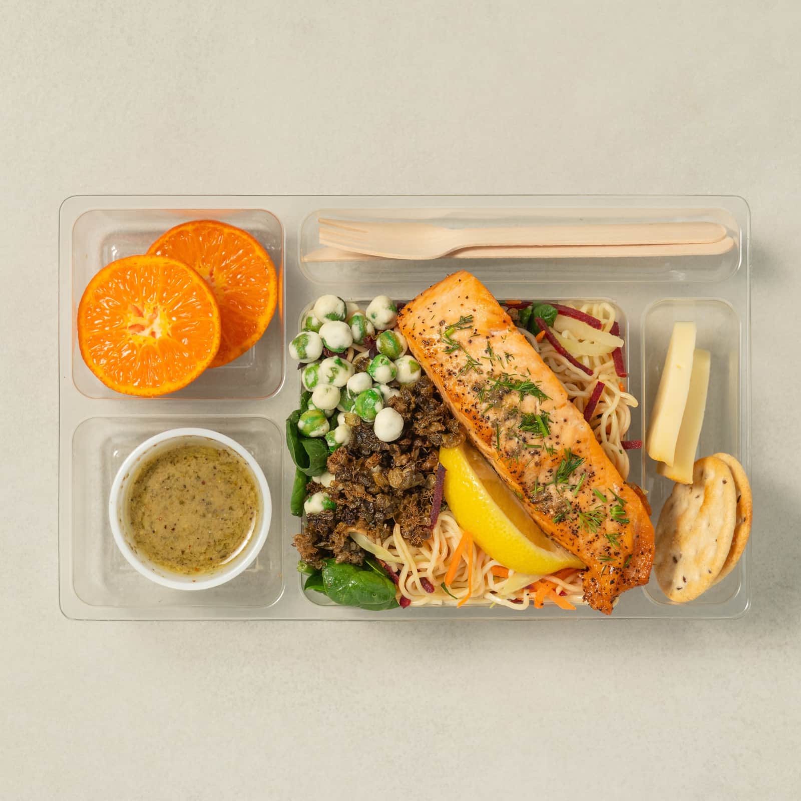 Pratico Salade saumon à la citronnelle-Traiteur Avec Plaisirs