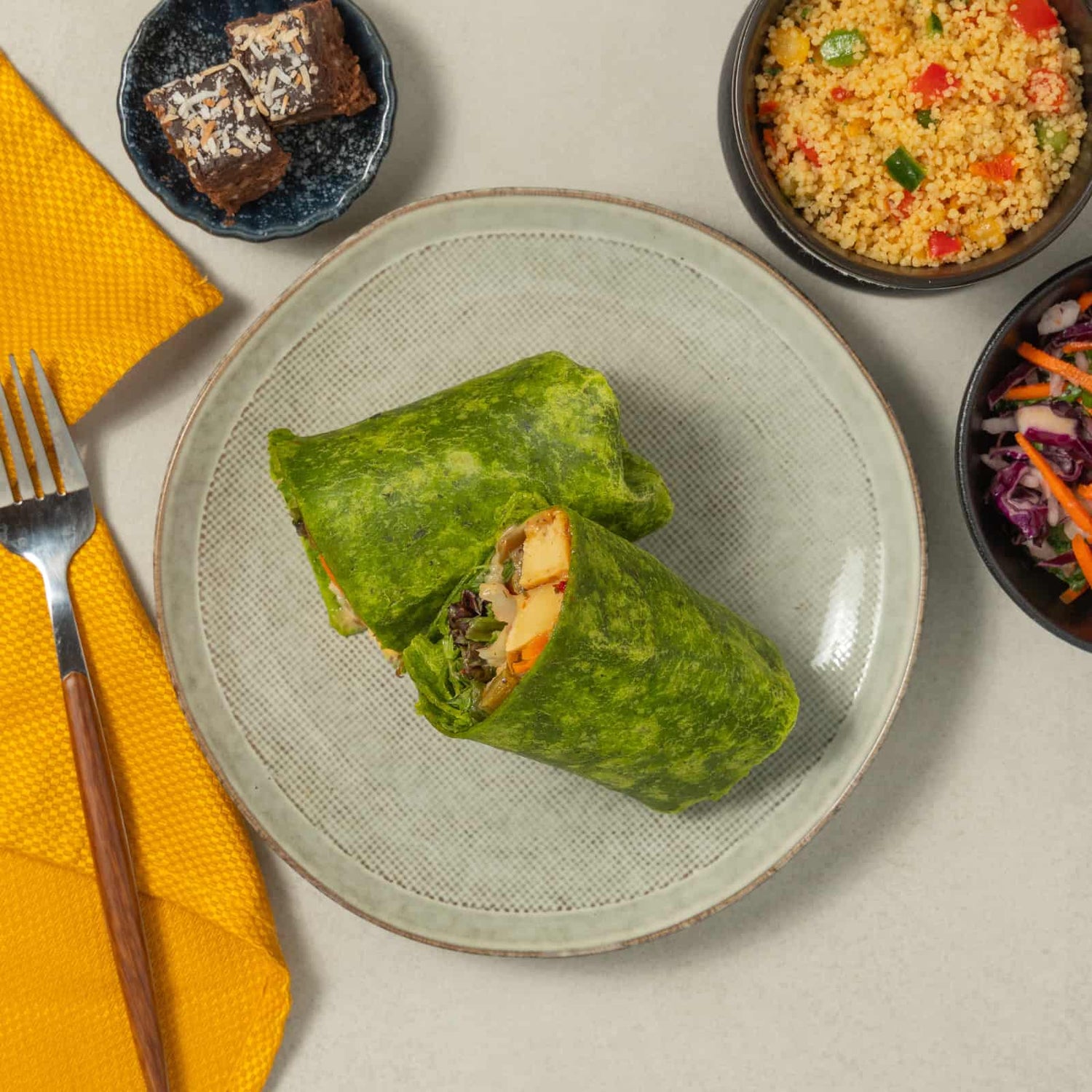 Pratico Wrap au tofu végan-AvecPlaisirs Chefs Traiteurs