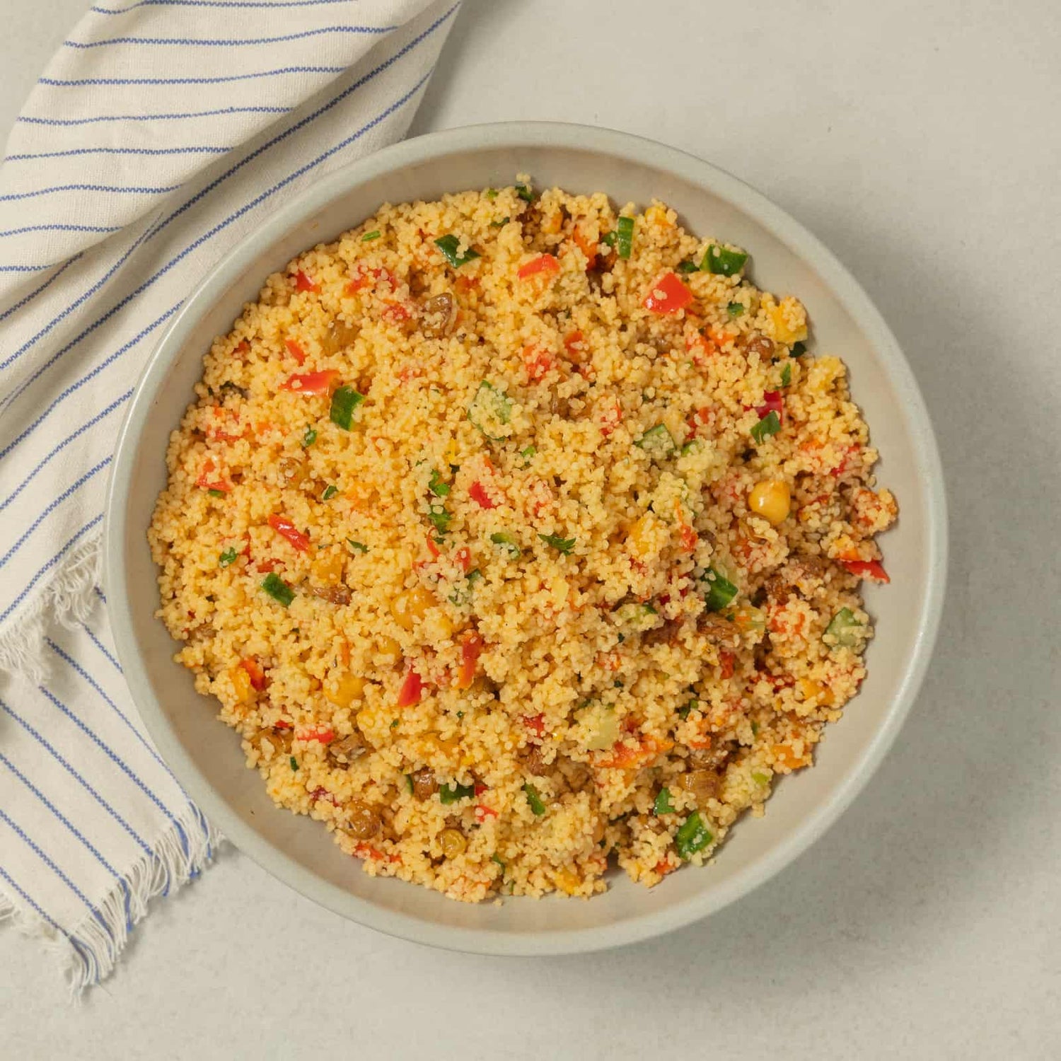 Salade Couscous méditerranéen-AvecPlaisirs Chefs Traiteurs