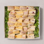 Trio de sandwichs œuf, poulet et jambon-AvecPlaisirs Chefs Traiteurs