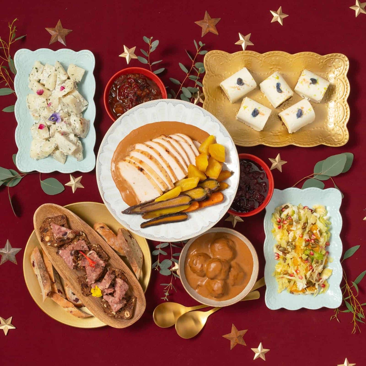 Buffet traditionnel du temps des Fêtes-AvecPlaisirs Chefs Traiteurs