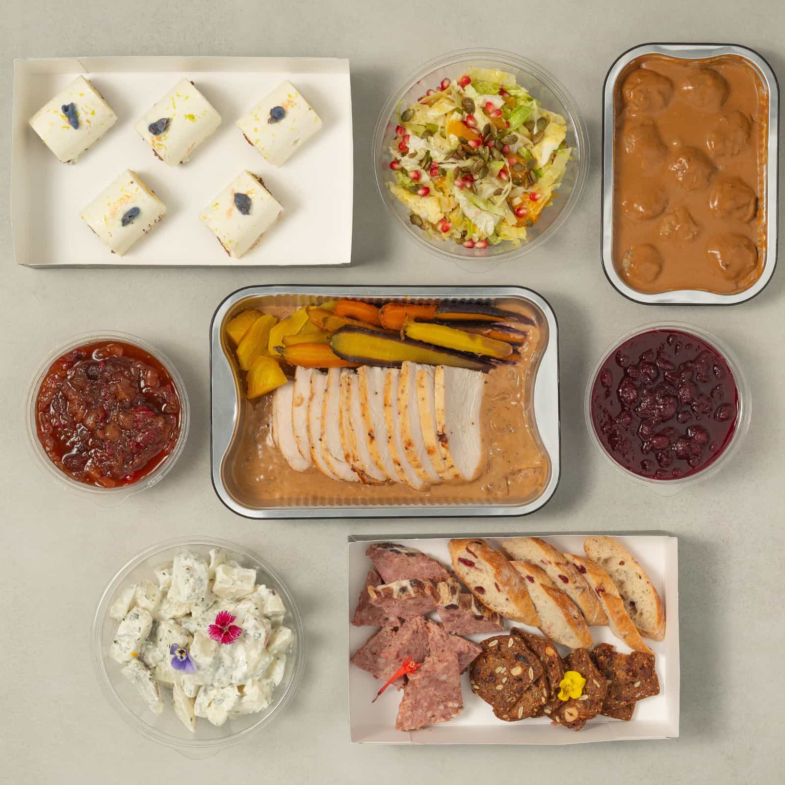 Buffet traditionnel du temps des Fêtes-AvecPlaisirs Chefs Traiteurs