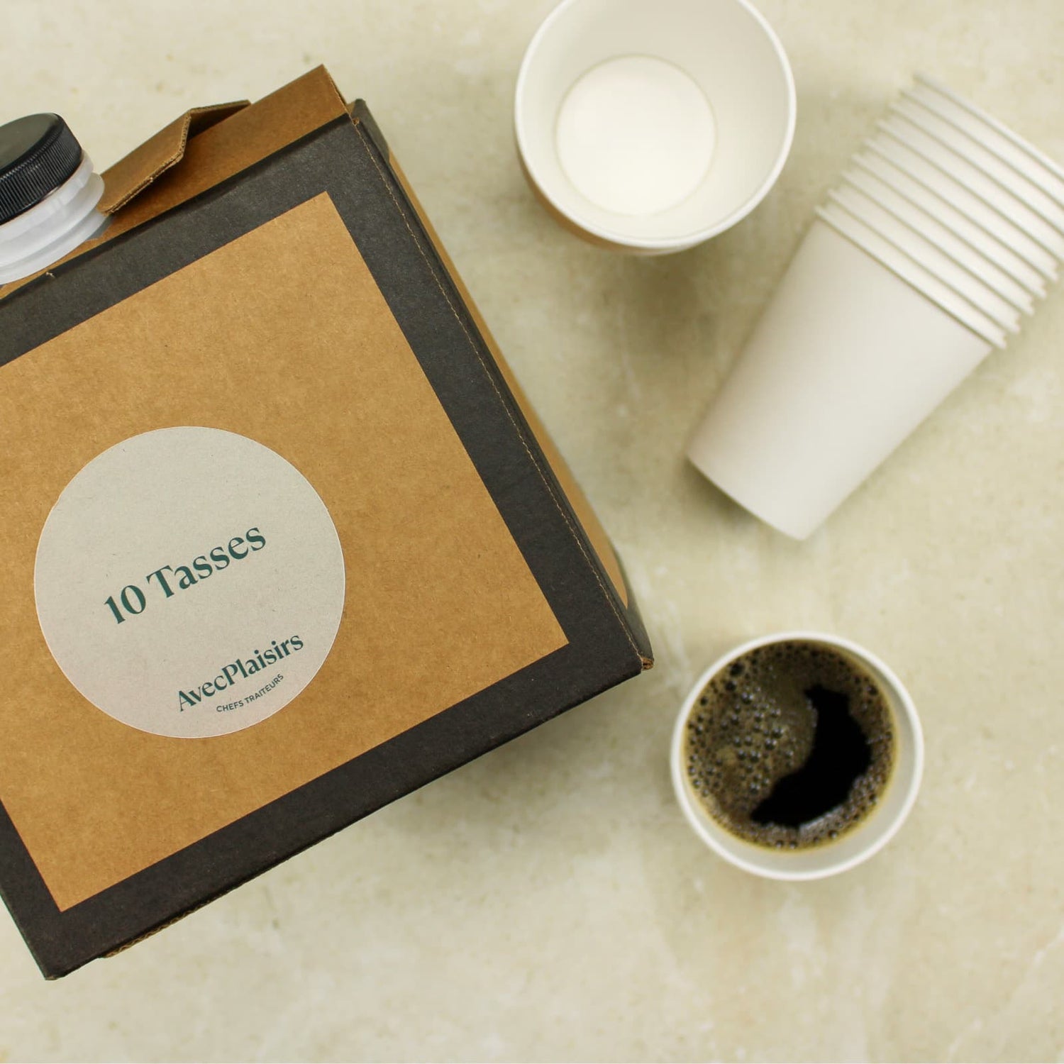Café bio et équitable (10 tasses)-Traiteur Avec Plaisirs