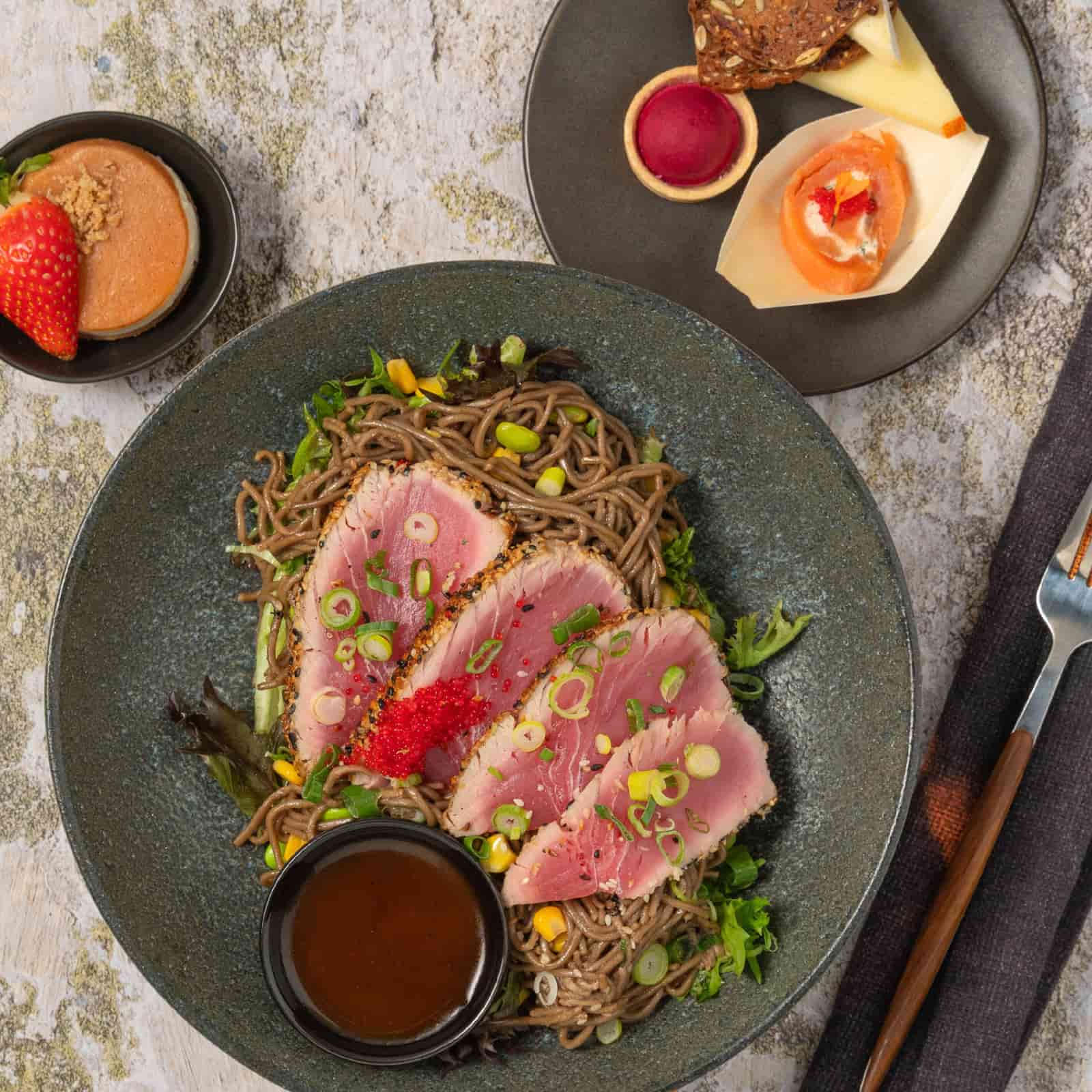 Coffret exécutif Tataki de thon saku-AvecPlaisirs Chefs Traiteurs