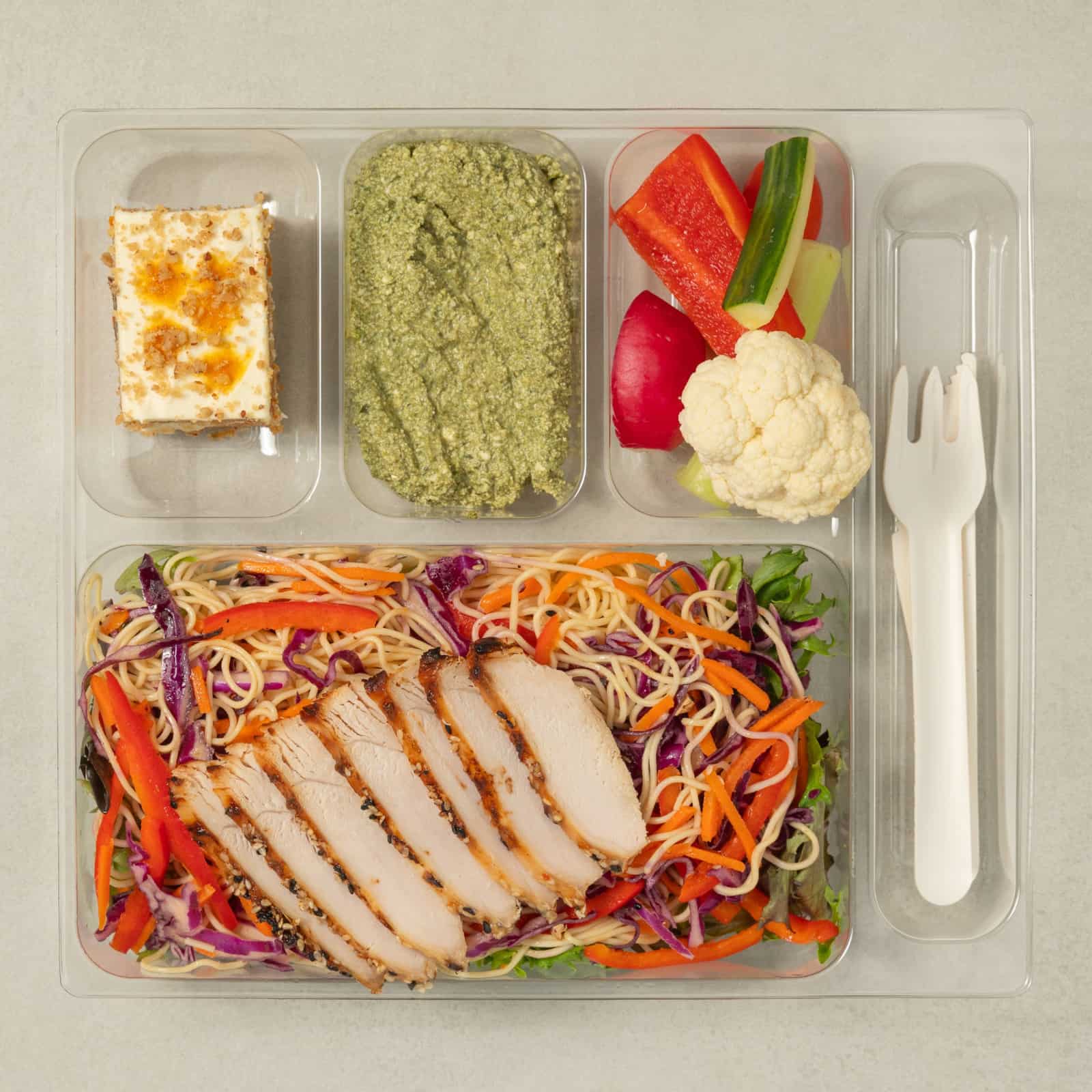 Coffret salade-repas de Poulet laqué-AvecPlaisirs Chefs Traiteurs