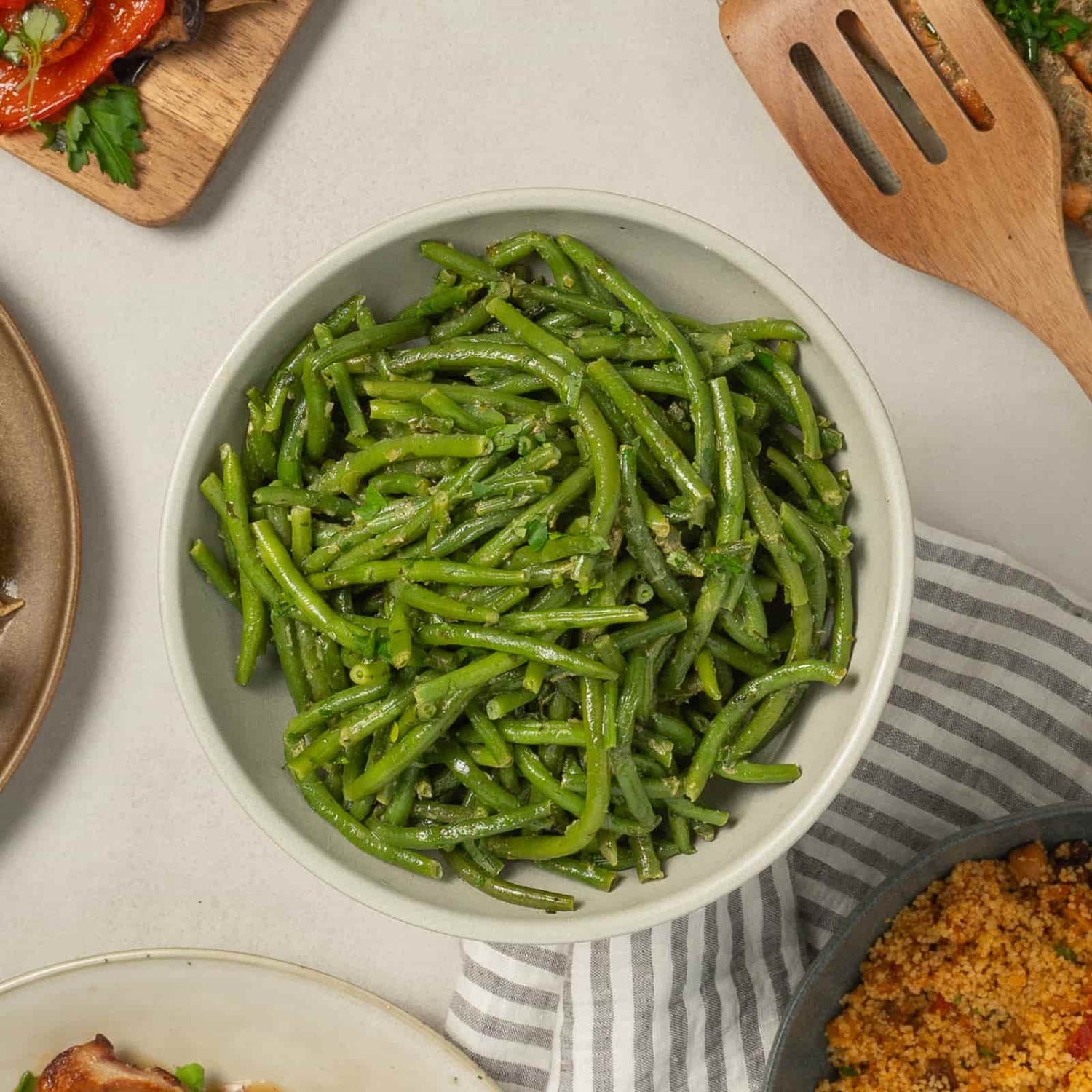 Haricots verts sautés à réchauffer-Traiteur Avec Plaisirs