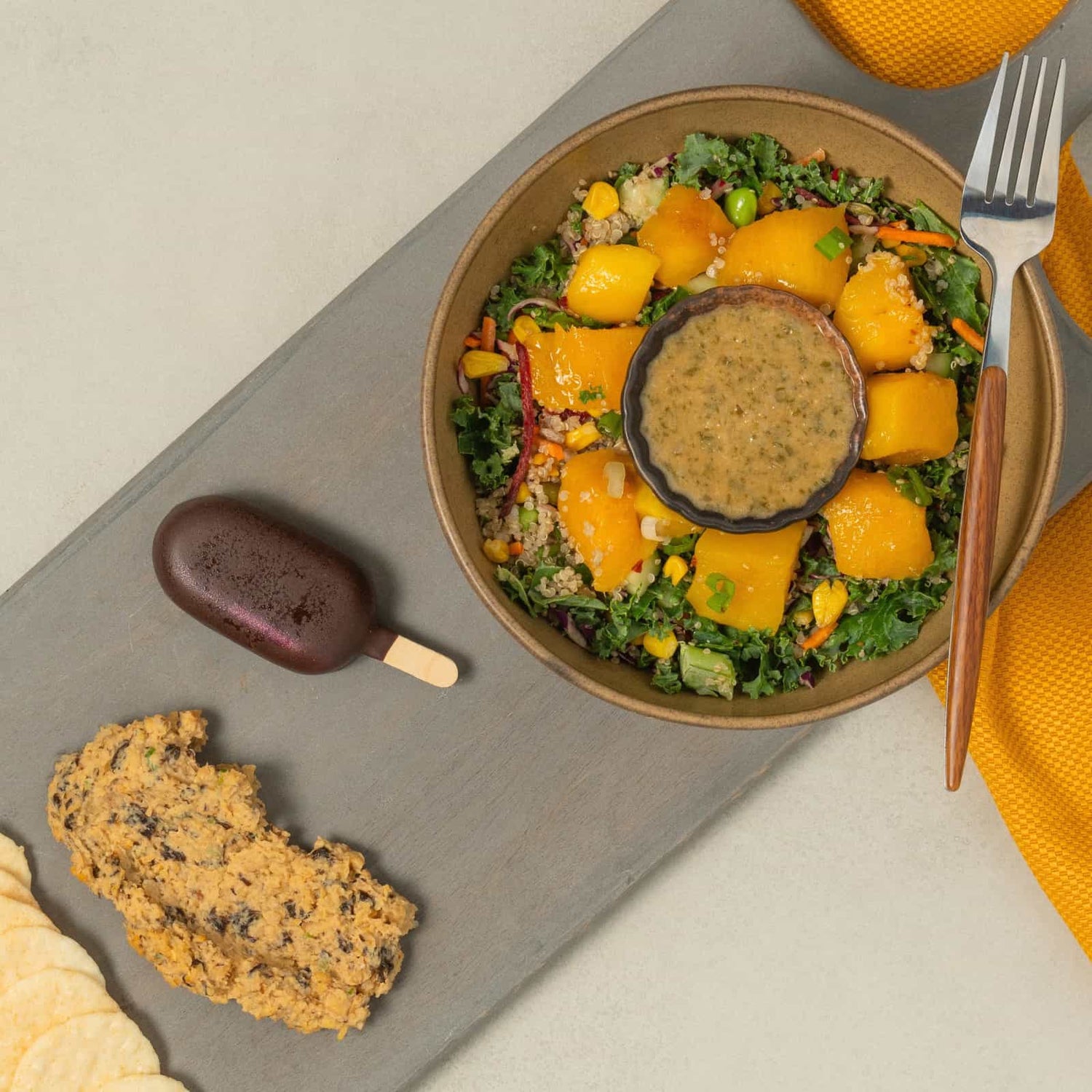 Coffret salade-repas Croquante quinoa-Traiteur Avec Plaisirs