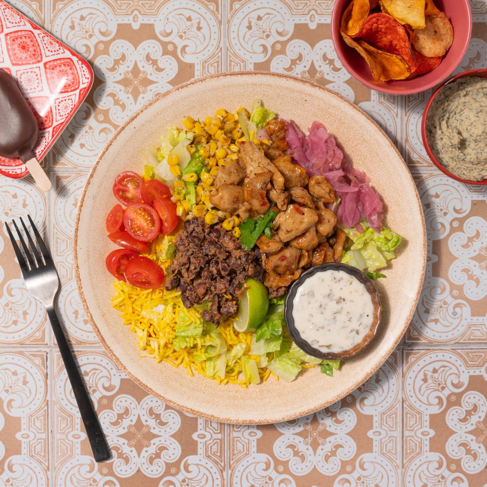 Coffret salade-repas Tex-mex-AvecPlaisirs Chefs Traiteurs