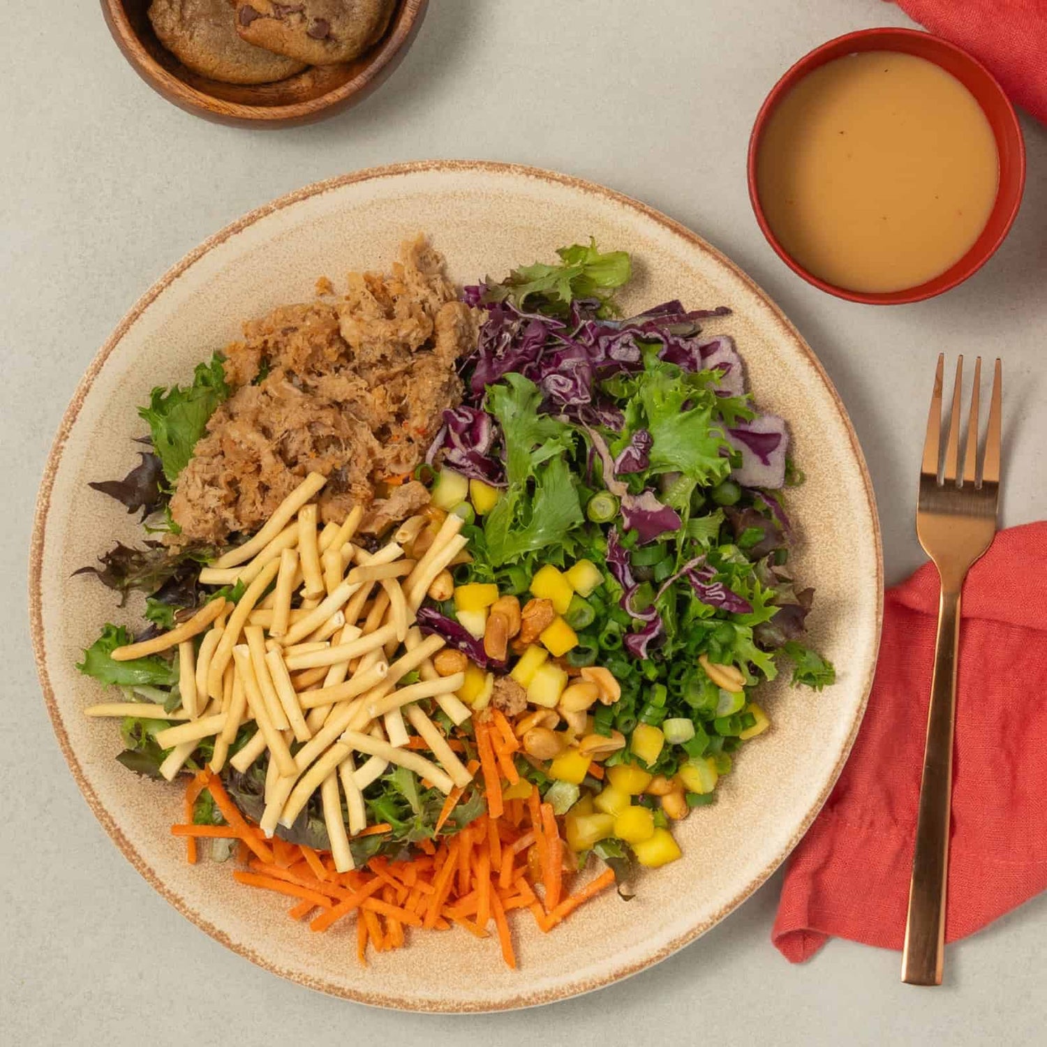 Coffret salade-repas Satay aux arachides-AvecPlaisirs Chefs Traiteurs