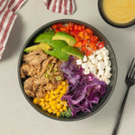 Salade bombe de protéines et poulet végétal-AvecPlaisirs Chefs Traiteurs