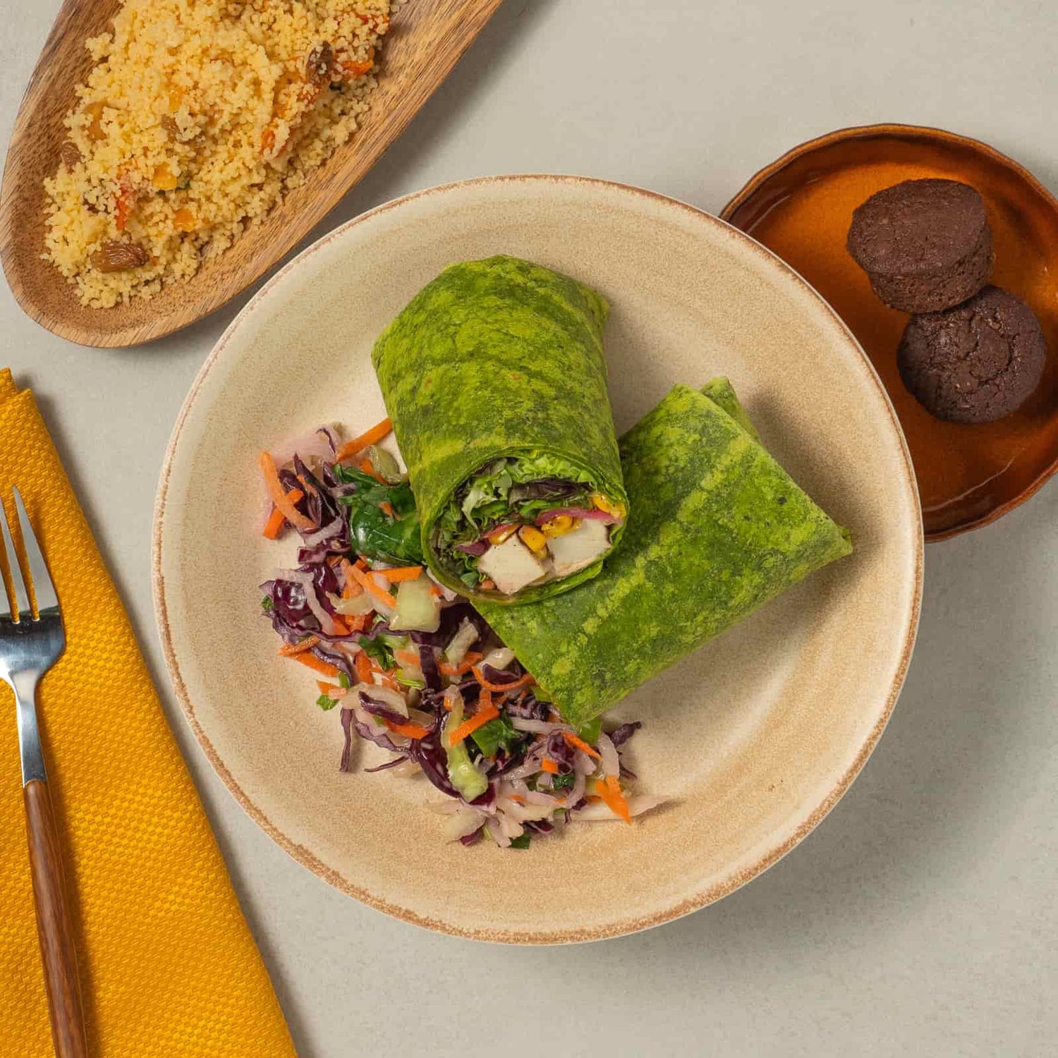 Pratico Wrap au tofu végan-Traiteur Avec Plaisirs
