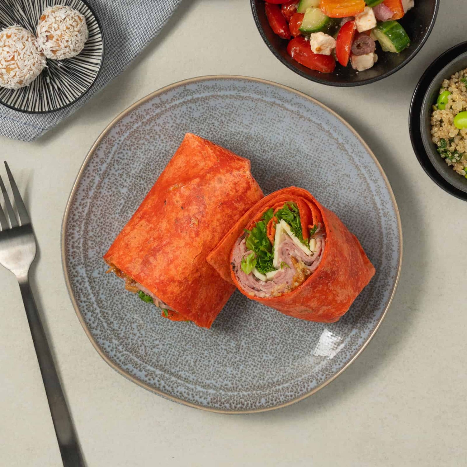 Pratico Wrap bœuf rôti-AvecPlaisirs Chefs Traiteurs