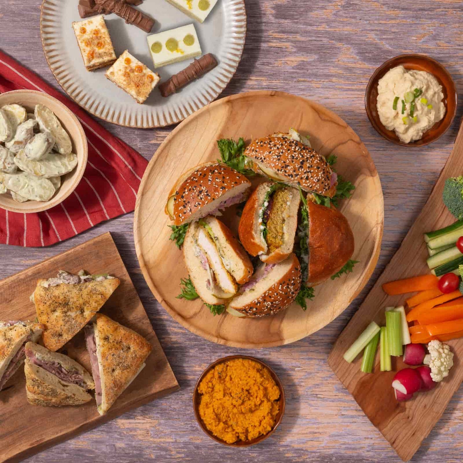 Buffet Sandwichs de RICARDO-AvecPlaisirs Chefs Traiteurs