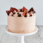 Gâteau chocolat, tonka et caramel - 8-10 portions-AvecPlaisirs Chefs Traiteurs