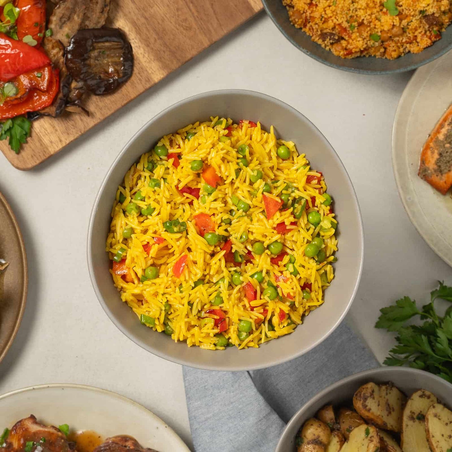 Riz safrané aux légumes à réchauffer-Traiteur Avec Plaisirs