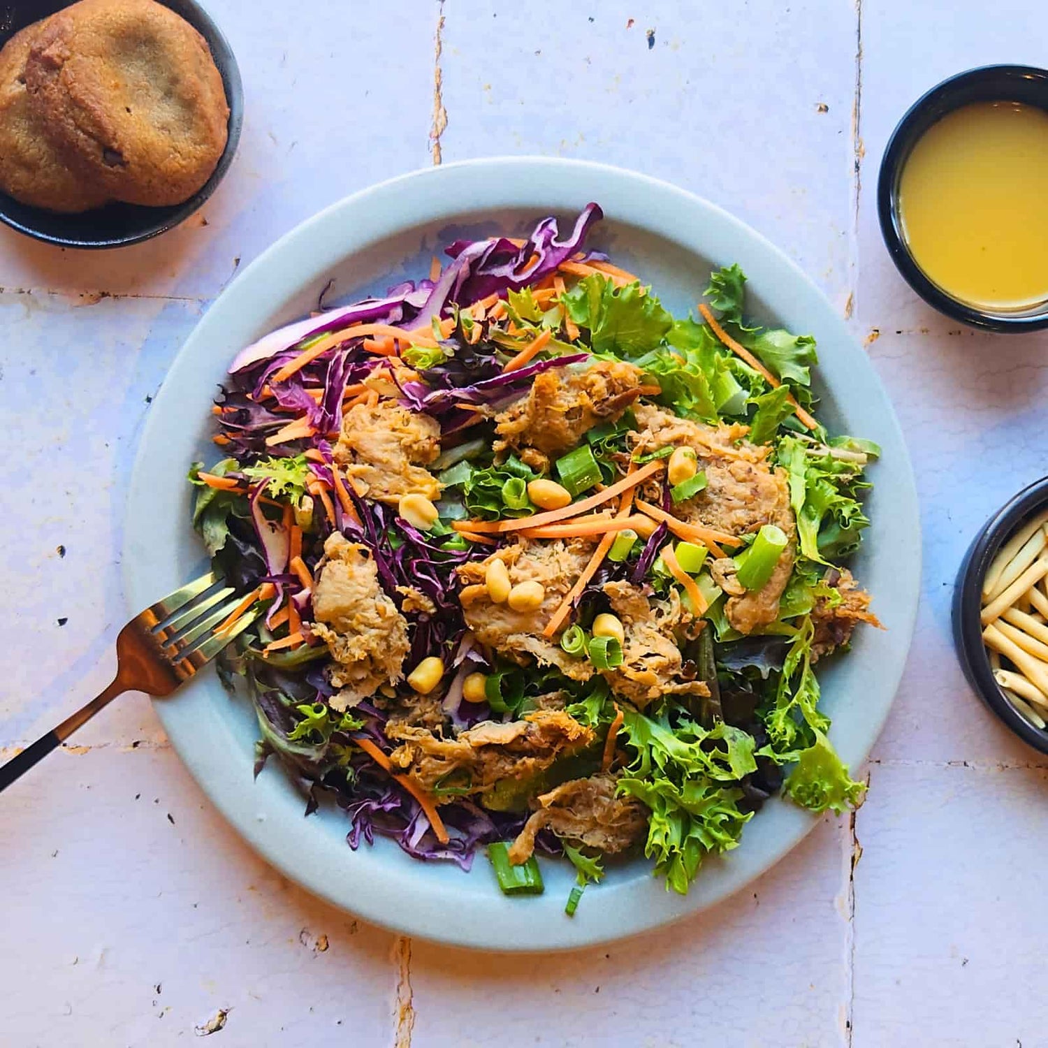 Coffret salade-repas Satay aux arachides-AvecPlaisirs Chefs Traiteurs