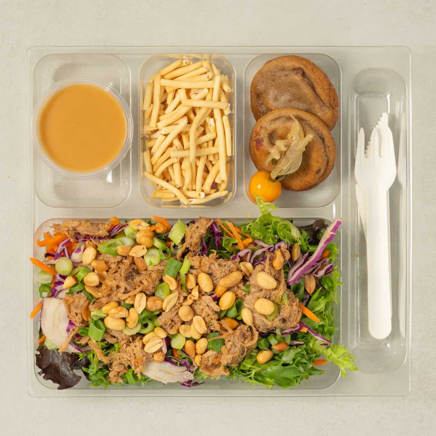 Coffret salade-repas Satay aux arachides-AvecPlaisirs Chefs Traiteurs